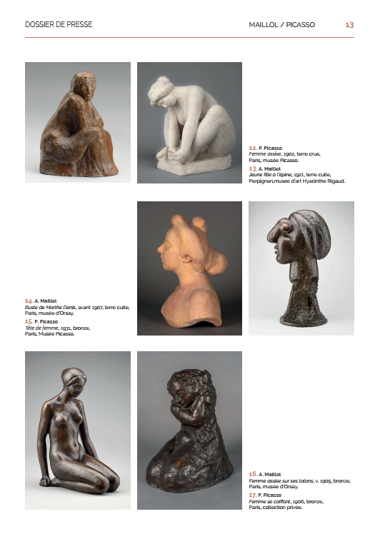 Dossier de presse - Exposition Maillol - Picasso