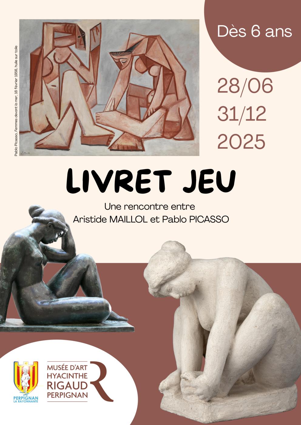 Livret jeu de l'exposition Maillol-Picasso. Défier l'Idéal classique