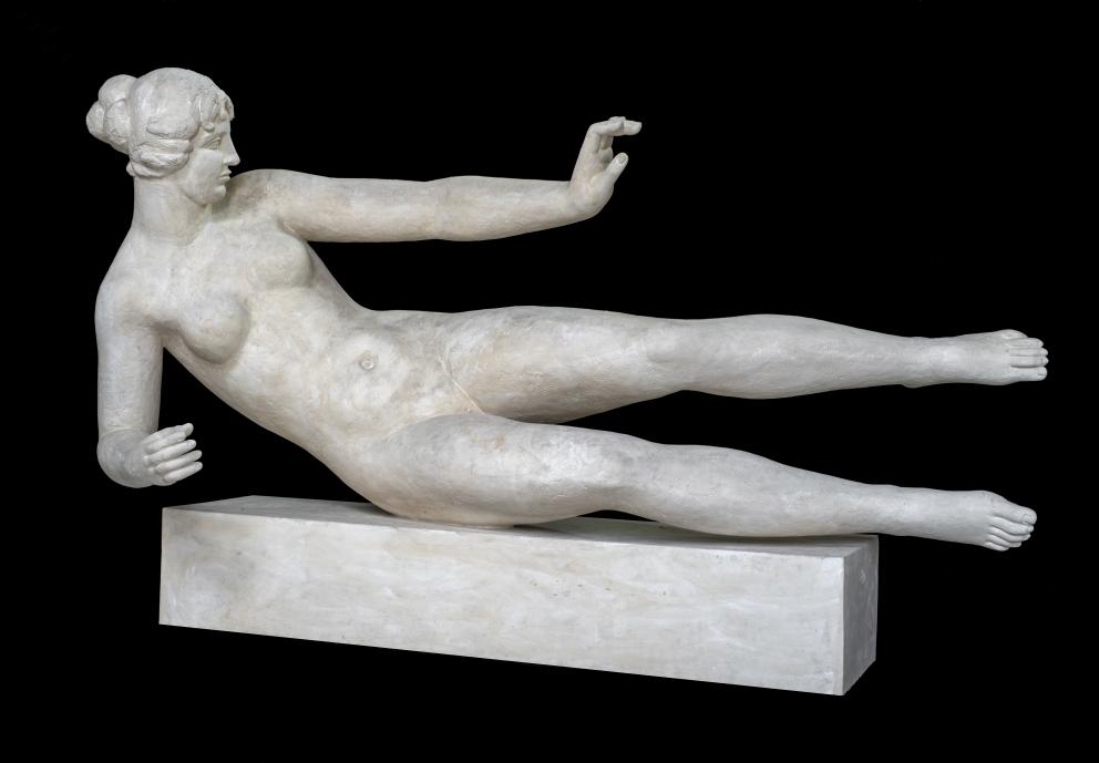  ARISTIDE MAILLOL (1861-1944) L’Air 1938 – 1939 Plâtre de fonderie 144 x 242 x 96 cm Paris, collection particulière, courtesy galerie Dina Vierny. © J.-L. Losi 